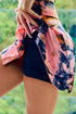 Double-Decker Tie-Dye High Waist Sports Skirt Shorts